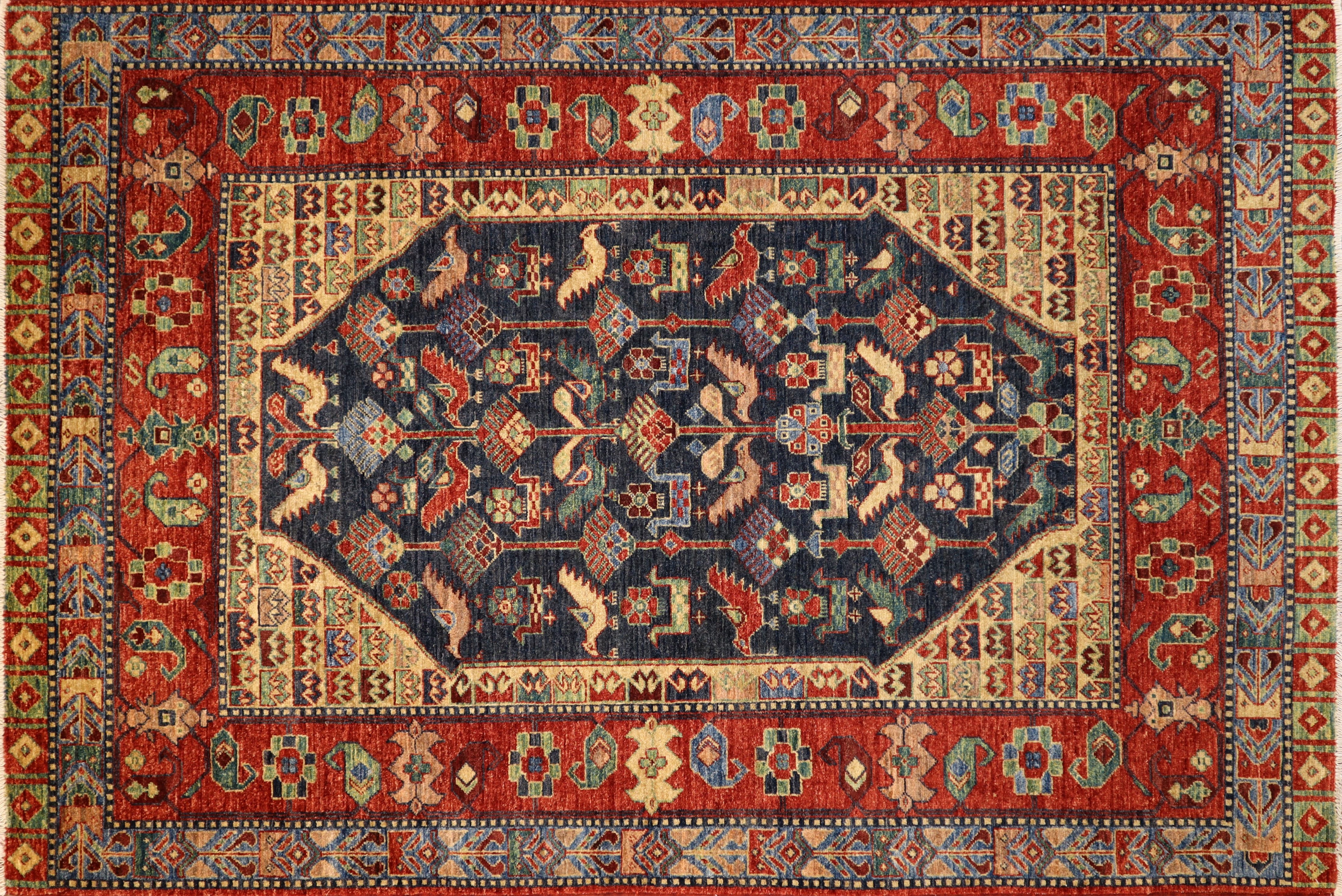 Qashqai rug, 4'9" x 7'0", from Afghanistan