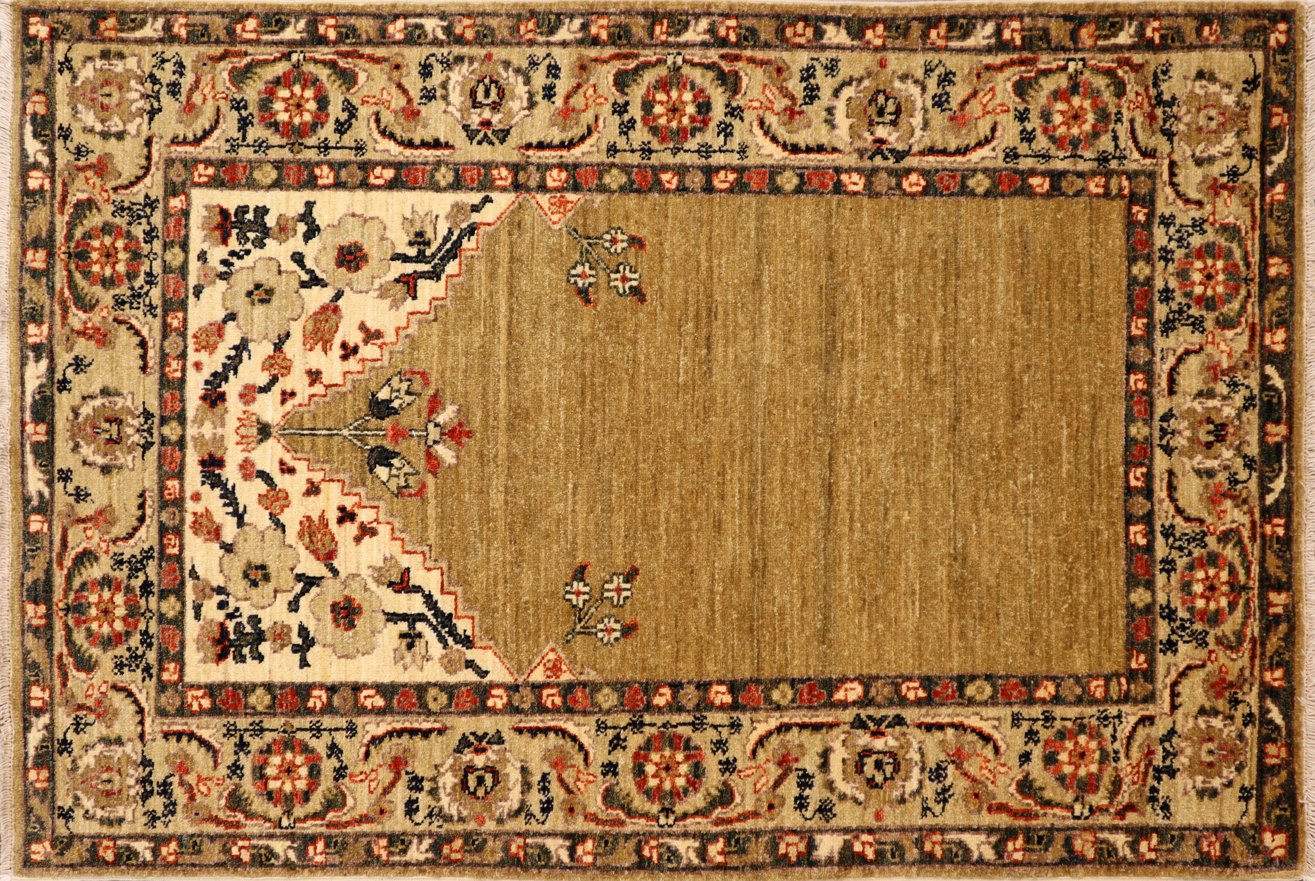 Prayer Rug rug, 3'2" x 4'10", from Afghanistan