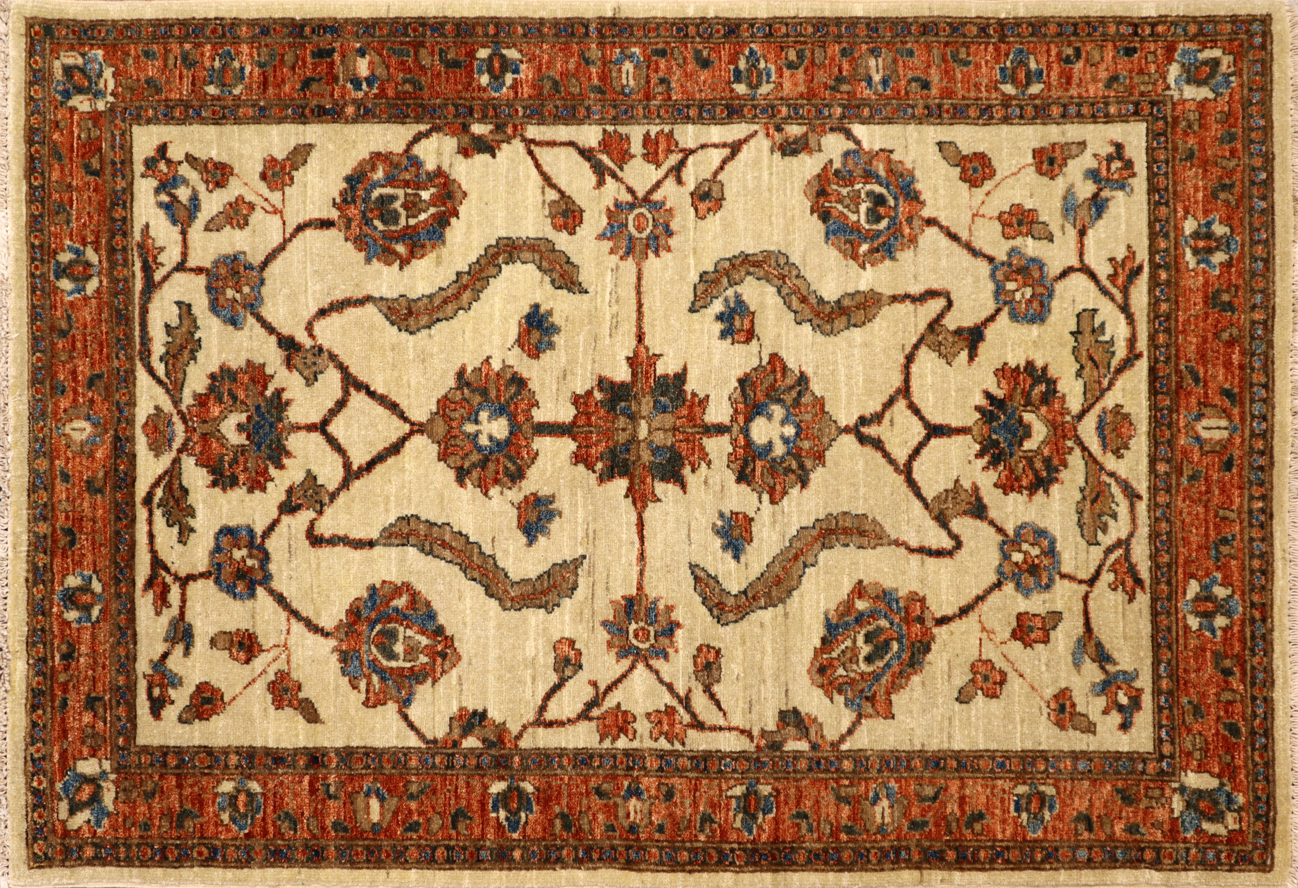 Mahal rug, 3'1" x 4'6", from Afghanistan