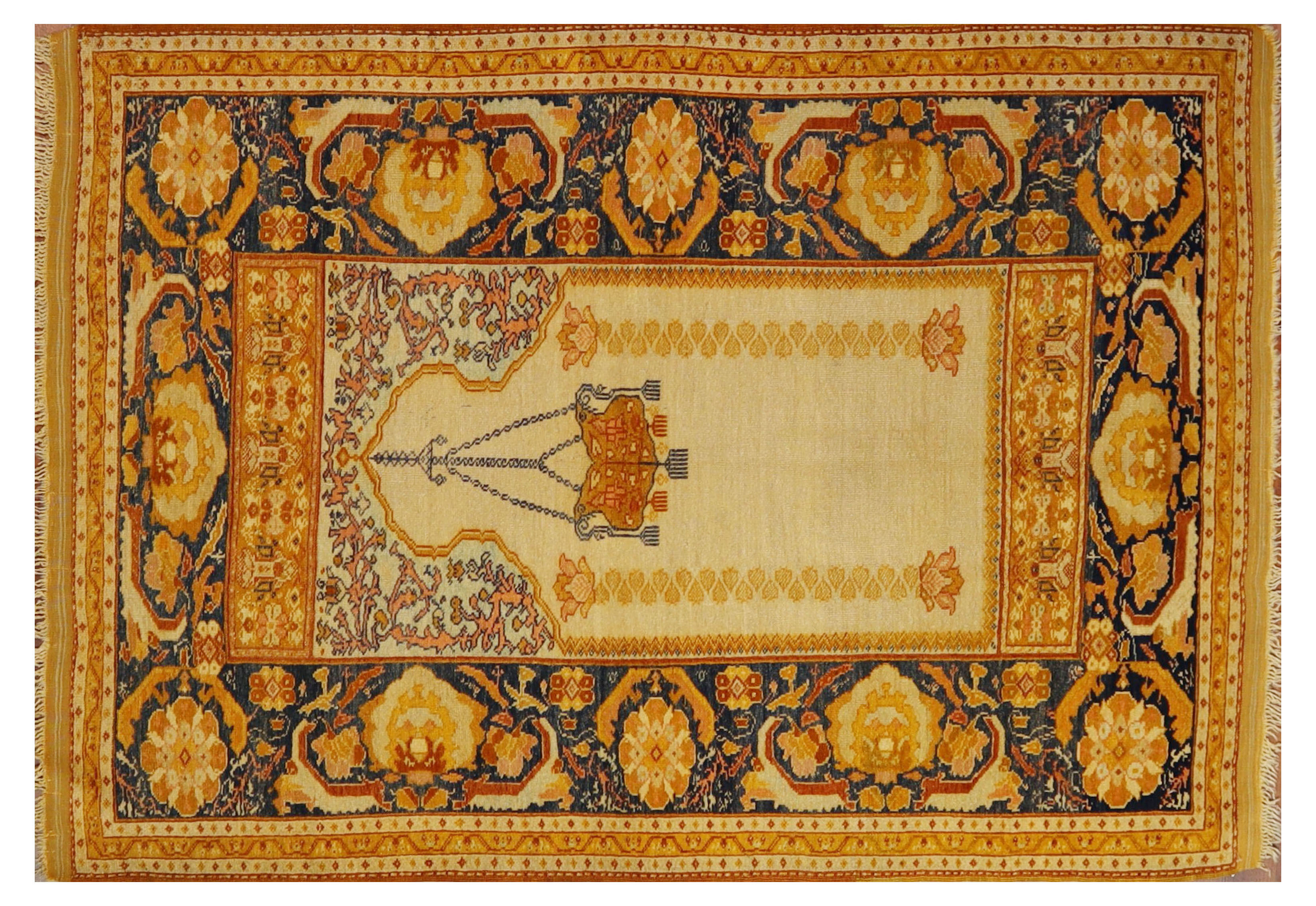 Prayer Rug rug, 3'4" x 4'10", from Turkey