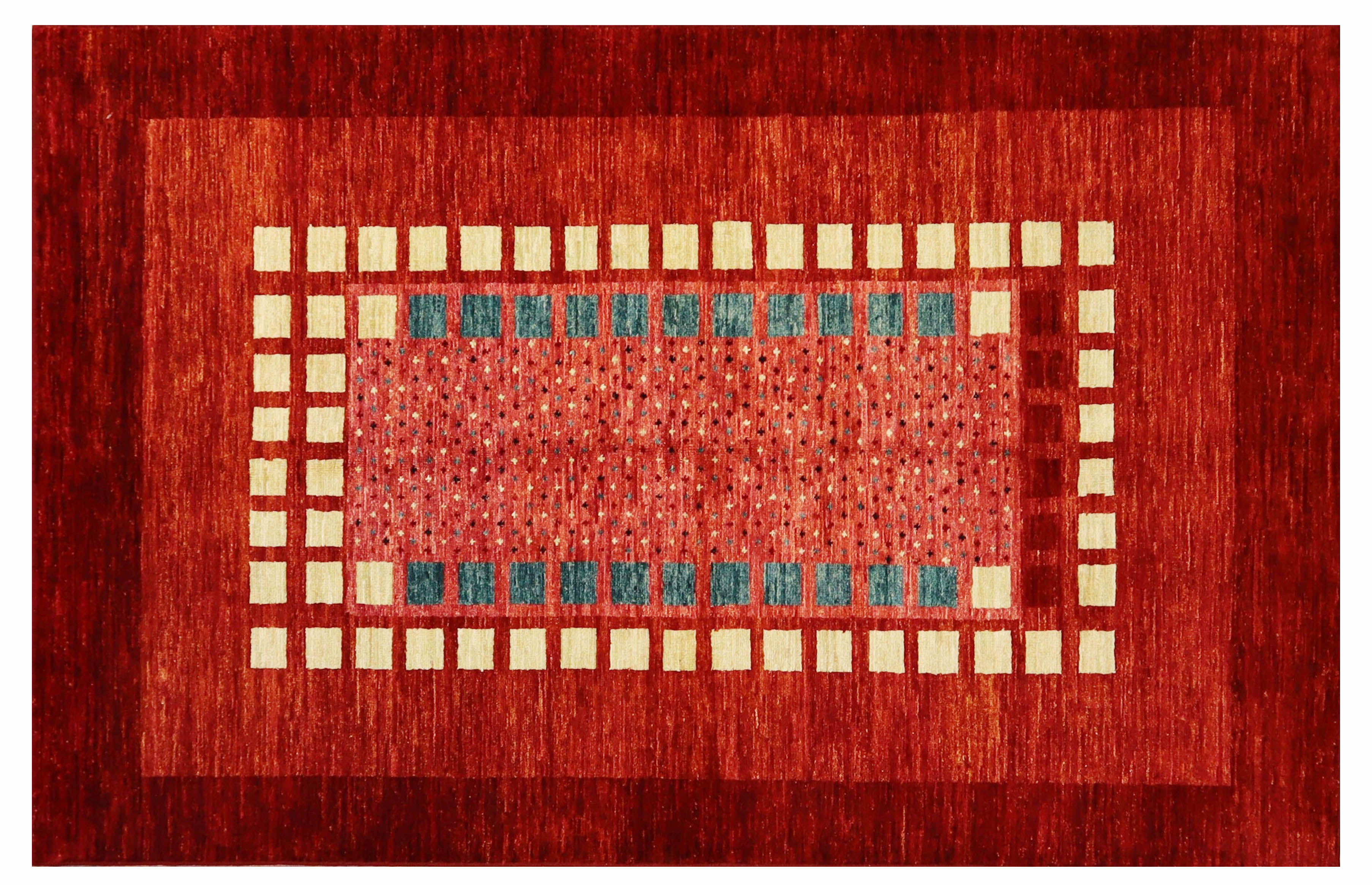 Gabbeh rug, 3'11" x 6'2", from Afghanistan